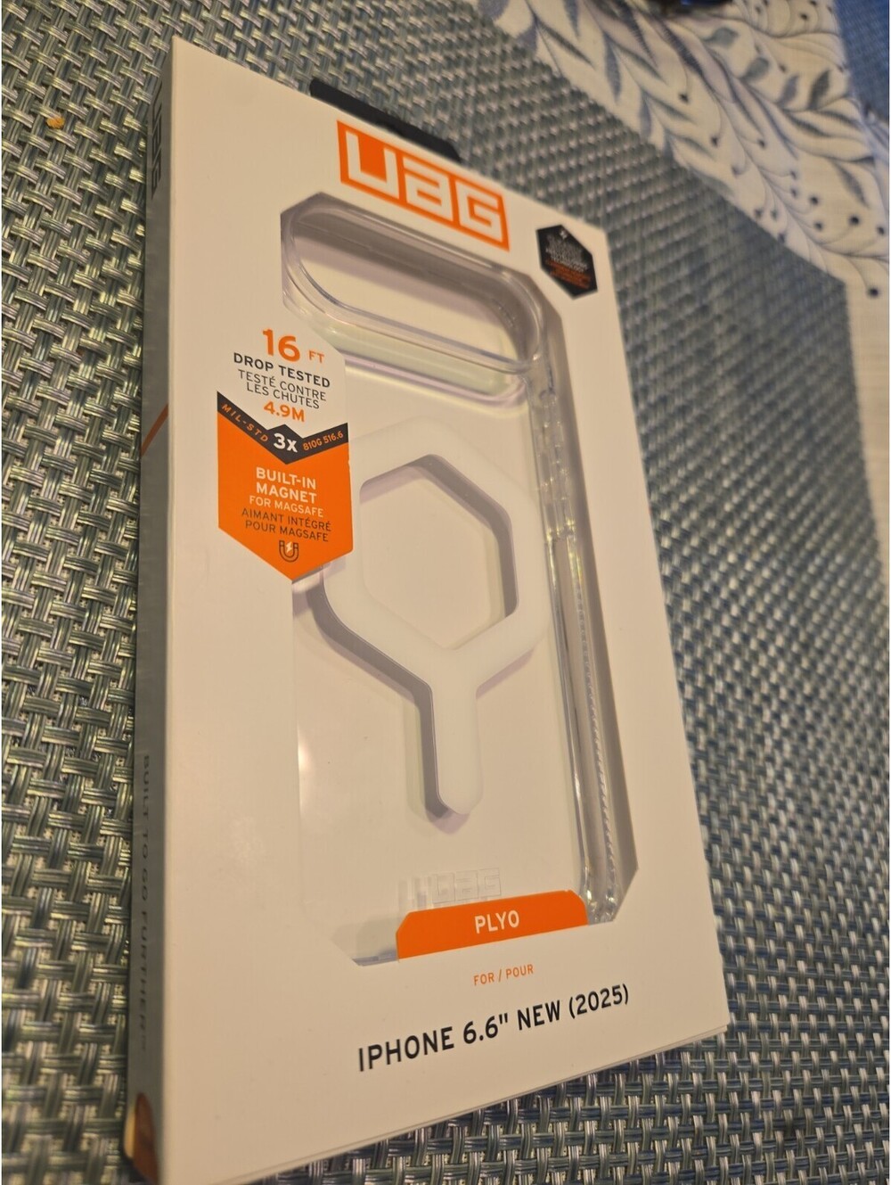 NEW UAG Clear Case for iPhone 17 Air MagSafe White Plyo